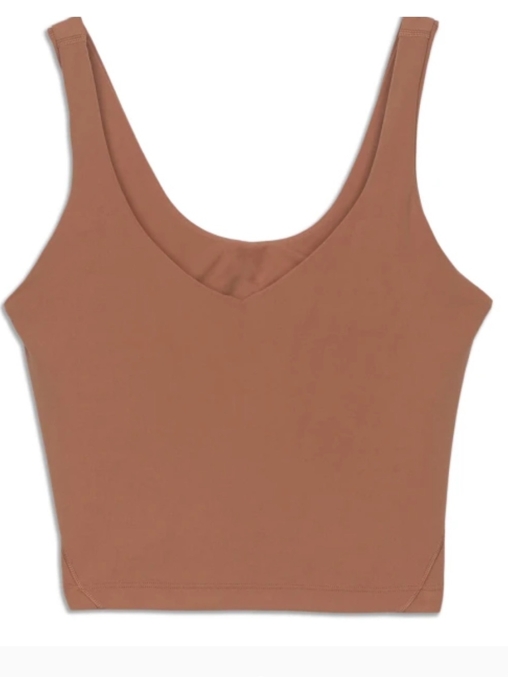 lululemon athletica Mauve Pink Crop Tank Top